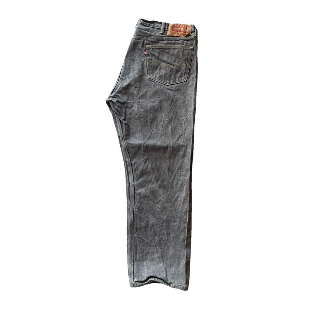 LEVIS 501 @11 Button Fly GRAY Denim Jeans 44x32 Straight Fit! 2 Available